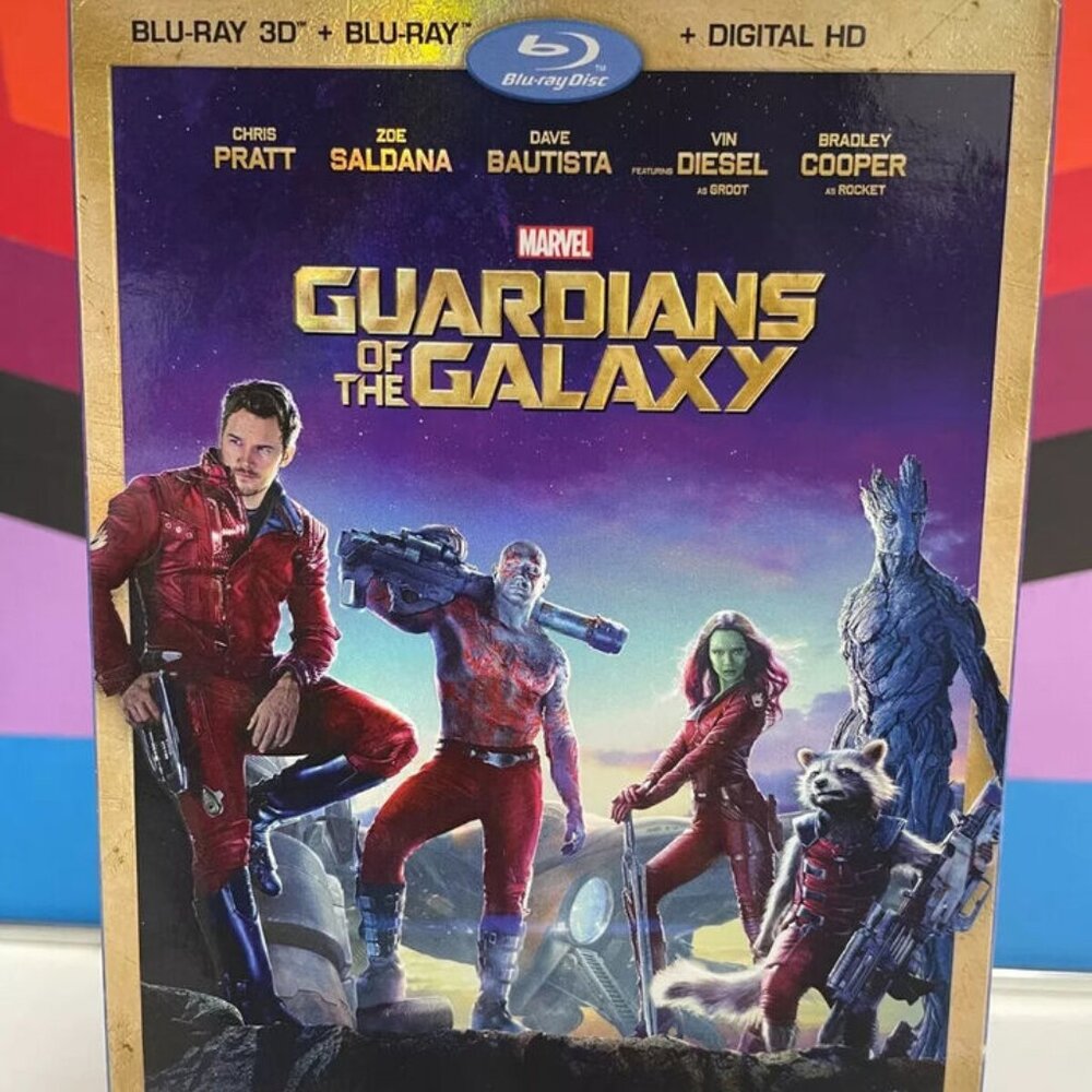Guardians of the Galaxy (3D Blu-ray, Blu-ray, no Digital HD) NEW w/slipcover